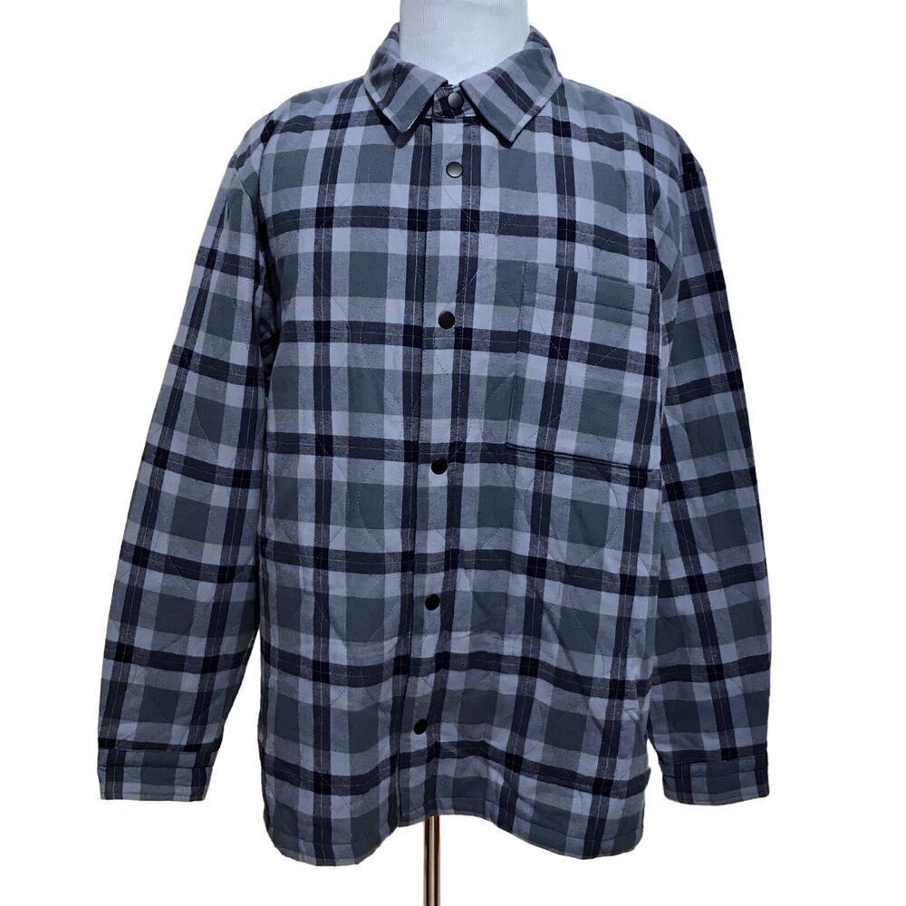 And Now This NWT Plaid Shirt Jacket Men XL